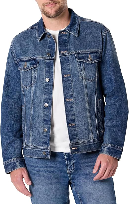 Men's Low Stretch Regular-Fit Denim Jacket