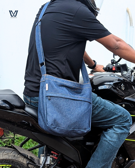 Denim Crossbody Bag